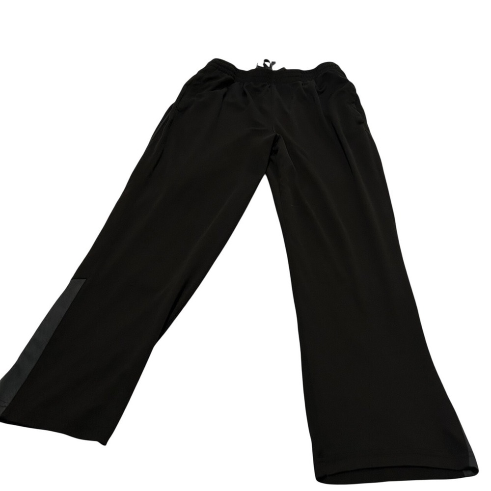 Vintage Starter Brand Mens Warmup Basketball Pants Black Size Large 38-40 T31-5